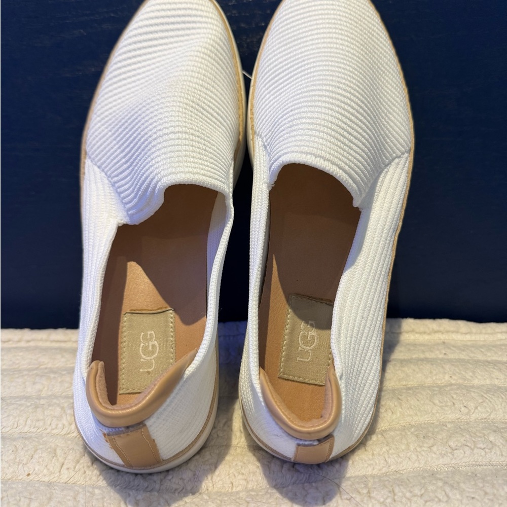 UGG Women's Cream Slip-On Sneakers